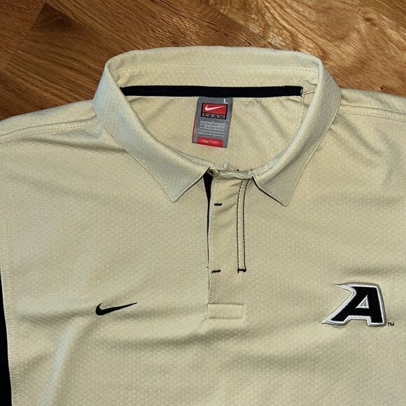 Nike authentic team issue Army Black Knights Football Golf polo shirt L men’s - Picture 2 of 3
